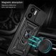 Протиударний чохол Armor Ring + захиcт камери для Xiaomi Redmi A1 та Redmi A2 Simon case чорний - изображение 8