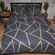 Постельный набор Moon&Star пододеяльник 175х210 + 2 наволочки 70х70 Микросатин Premium Deep Blue Luxe (MS-890000668) - изображение 1