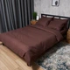 Набір Moon&Star Satin Stripe Warm Espresso Простирадло 180х220 см + 2 наволочки 50х70 см (MS-880000652) - зображення 2