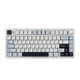 Клавіатура AULA F75 White-Blue - зображення 1