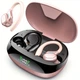 Вакуумные bluetooth наушники Ture TWS для спорта Розовые - изображение 2