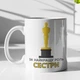 Кружка с принтом "За лучшую роль Сестры" на подарок для сестры керамическая 330 мл белая - изображение 1