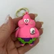 Брелок Finding Spanch Bob Патрик для сумки ключей игрушка Силиконовый Розовый 6 см x 4.5 см - изображение 2