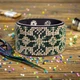 Набор для вышивания бисером на искусственной коже Wonderland Crafts Браслет (4х22см) FLBB-116 Черный - изображение 1