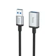 Мультимедійний кабель Hoco US10 подовжувач USB to USB (F) USB3.0, 5Gbps, 0.5m, black - зображення 1