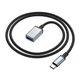 Мультимедійний кабель Hoco US10 подовжувач Type-C to USB (F) USB3.0, 5Gbps, 0.5m, black - зображення 4