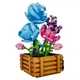 Конструктор Flower Studio Розы в вазе на 550 деталей (9109A) - изображение 1