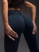 Лосины пуш ап для тренировок и на каждый день базовые с двойным Push Up эффектом L Изумрудный (L7014841) - изображение 6