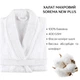 Банний махровий халат Sorema New Plus White M Білий - зображення 7