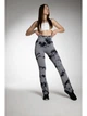 Спортивні лосини кльош пуш ап мармурові Marble Push Up S Сірий (L7013541) - зображення 9