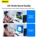 Безпровідний Bluetooth-адаптер Baseus ZJBA010001 BA07 | BT5.3, дальність 20 м | чорний - зображення 10