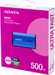 Dysk SSD ADATA Elite SE880 500GB USB 3.2 Gen2 Type-C 3D NAND (QLC) Blue (AELI-SE880-500GCBU) External - obraz 6