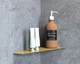 Кутова полиця для ванни Rea SF05 30 brushed gold REA-06015 - зображення 2