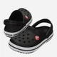 Подростковые кроксы-сабо для мальчика Crocs Crocband Kids Clog 207006-001 38-39 (J68) Черные (191448739116) - изображение 5