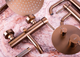 Змішувач для ванни та душу REA LUNGO BRUSHED COPPER настінний з виливом - зображення 6