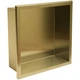 Вбудована полиця Rea 30x30 brushed gold з обідком REA-05606 - зображення 1