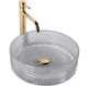 Умивальник Rea Cristal 35 light grey накладний REA-U9615 - зображення 1