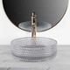 Умивальник Rea Cristal 35 light grey накладний REA-U9615 - зображення 3
