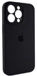 Чехол Silicone Premium case с защитой камеры для iPhone 16 Pro Full Camera Protective black 2275 - изображение 2