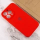 Чохол Silicone Premium case з захистом камери для iPhone 12 Pro Max Full Camera Protective red 9669 - изображение 2