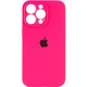 Чохол Silicone Premium case з захистом камери для iPhone 16 Pro Max Full Camera Protective hot pink 2285 - изображение 1