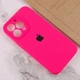 Чохол Silicone Premium case з захистом камери для iPhone 16 Pro Max Full Camera Protective hot pink 2285 - изображение 2