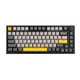 Клавіатура AJAZZ AK820 Grey-Yellow Дротова Механічна RGB Підсвічування З Підтримкою HOT-SWAP Moon Yellow Switch - зображення 1