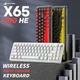 Ігрова магнітна клавіатура ATTACK SHARK X65PRO HE Магнітні свічі 60% Hall Effect Rapid Trigger 0.01мм Hot-Swap RGB 8000Hz Bluetooth 2.4G USB Type-C - зображення 3