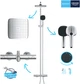 Душова система з термостатом для ванни Grohe QuickFix Vitalio Comfort 250 (26984001) - изображение 2