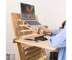 Стіл трансформер з регулюванням висоти та змінним положенням стільниць DROM Артист натуральний для роботи стоячи та сидячи - изображение 6