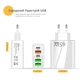 Зарядное устройство 65W PD+QC – Быстрая зарядка для смартфонов, планшетов и ноутбуков белое - изображение 3