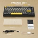 Клавиатура AJAZZ AK820 Grey Игровая Проводная Механическая. RGB Подсветка. С помощью HOT-SWAP - изображение 3