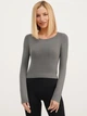 Жіночий топ Giulia Crop Top Poppy Seed L/XL Сірий колір - изображение 1