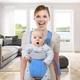 Удобный рюкзак для переноски малышей Baby Carrier регулируемая кенгуру / эргорюкзак для ребенка, голубой (100581547) - изображение 2