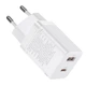 Сетевое зарядное устройство Baseus Super Si Pro 2 порта, USB + Type-C 30W Белый (CCSUPP-E02) - изображение 5