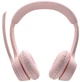 Гарнітура Logitech Zone 300 Wireless Bluetooth Headset Rose (981-001412) - зображення 5