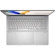 Ноутбук ASUS 15 Vivobook S 15 M5506UA-MA054 15.6" 3K OLED, AMD R7-8845HS, 16GB, F512GB, UMA, NoOS, Сріблястий (90NB1473-M002Y0) - зображення 4