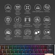 Клавиатура Ducky One 3 Mini Cherry MX Red RGB Black UA (DKON2161ST-RUAPXCLAWSC1) - изображение 4