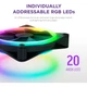 Вентилятор NZXT F120 RGB Duo Black (RF-D12SF-B1) - зображення 6