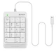Клавіатура A4Tech Fstyler FK13P USB White (Numpad) (FK13P (White)) - зображення 1