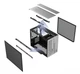 Корпус ALmordor Seiya 180 Matx Dark Silver (ALS180MDS) Без БП - изображение 3