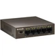 Комутатор Tenda TEF1105P-4-63W (1xFE+4xFE PoE, 58Вт max) (TEF1105P-4-63W) - зображення 2