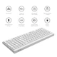 Клавіатура OfficePro SK985W Wireless White (SK985W) - изображение 11