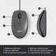 Мышь Logitech M100 USB Black (910-006652) - изображение 6