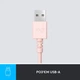 Гарнитура Logitech H390 USB Rose (981-001281) - изображение 5