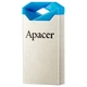 Флеш-накопичувач Apacer USB 64GB AH111 Silver/Blue (AP64GAH111U-1) - зображення 1