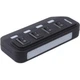 USB-Хаб Maxxter USB 2.0 HU2A-4P-AC-02 Type-A на 4 порти, 1м Type-B кабель, 5V1A зарядка в комплекті, пластик, чо (HU2A-4P-AC-02) - зображення 2