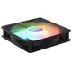 Вентилятор NZXT NZXT, F140RGB Core - 140mm - Hub-mounted RGB Fans-Single (Black) (RF-C14SF-B1) - изображение 3