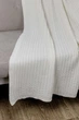 Плед Прованс Cotton молочный полуторный 120х200 см вязаный (39526) (4823093470583) - изображение 3