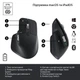 Бездротова миша Logitech MX Master 3S Performance Wireless Mouse Bluetooth Graphite (910-006559) - зображення 6